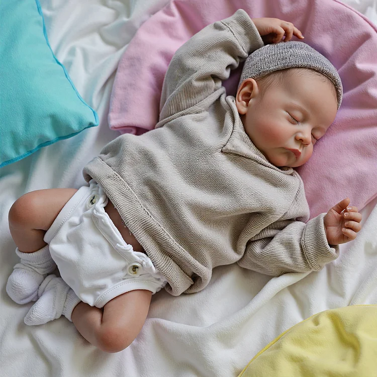 20'' Realistic Newborn Reborn Dolls Named George, 100% Handcrafted Poseable Baby Boy of by Dollreborns®