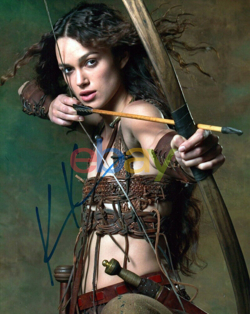 Keira Knightley signed 8 x 10 Photo Poster painting reprint