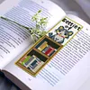 6pcs Cat and Book-DIY Stamped Cross Stitch Bookmark 47x28cm (Single-Sided)