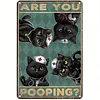 Funny"Are You Pooping Cat" - Vintage Metal Signs(12*16Inch) - Cat
