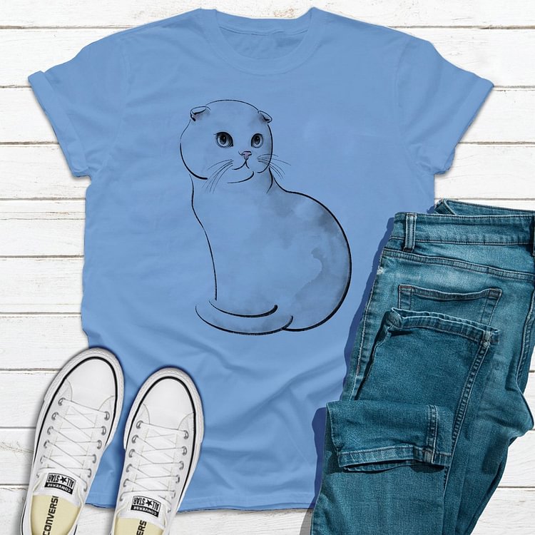 Bestdealfriday Cat Women's Printed T-Shirt