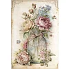 (Big Size)Peony In Vase - 11CT Stamped Cross Stitch 40*60cm/15.75*23.62in