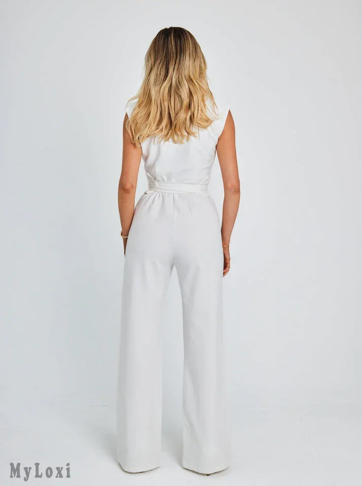 Jumpsuit with loose legs