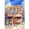 uk.everydayedeals (Limited Stock)Cross Stitch - 11ct Stamped - Librairie de printemps (50*70cm)