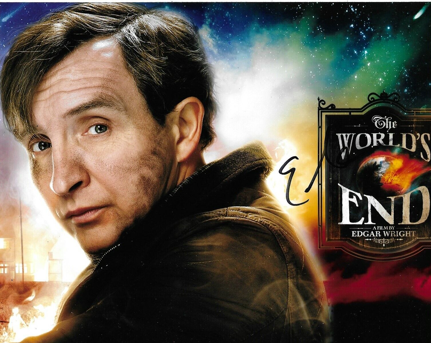 Eddie Marsan Signed The Worlds End 10x8 Photo Poster painting AFTAL