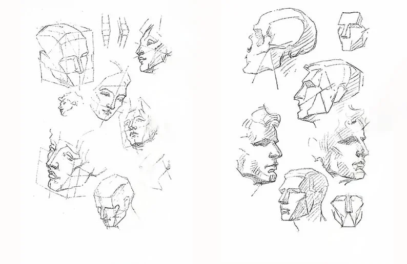 🎨Character Drawing Secrets+Character Drawing: The Dot Method Set | Korean with English(📚HARDCOVER BOOK)