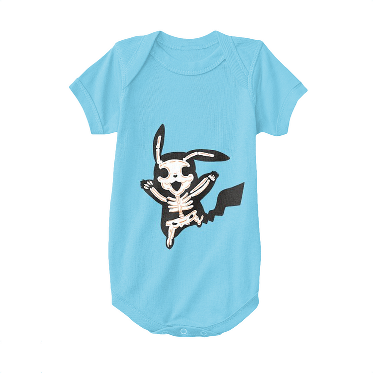 Electric Shocked Pikachu Like Askeleton, Pokemon Baby Onesie