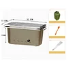 Stainless steel outdoor barbecue grill charcoal fire grill outdoor charcoal outdoor stove camping