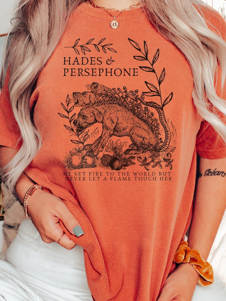 Hades And Persephone Mythology T-Shirt / TECHWEAR CLUB / Techwear