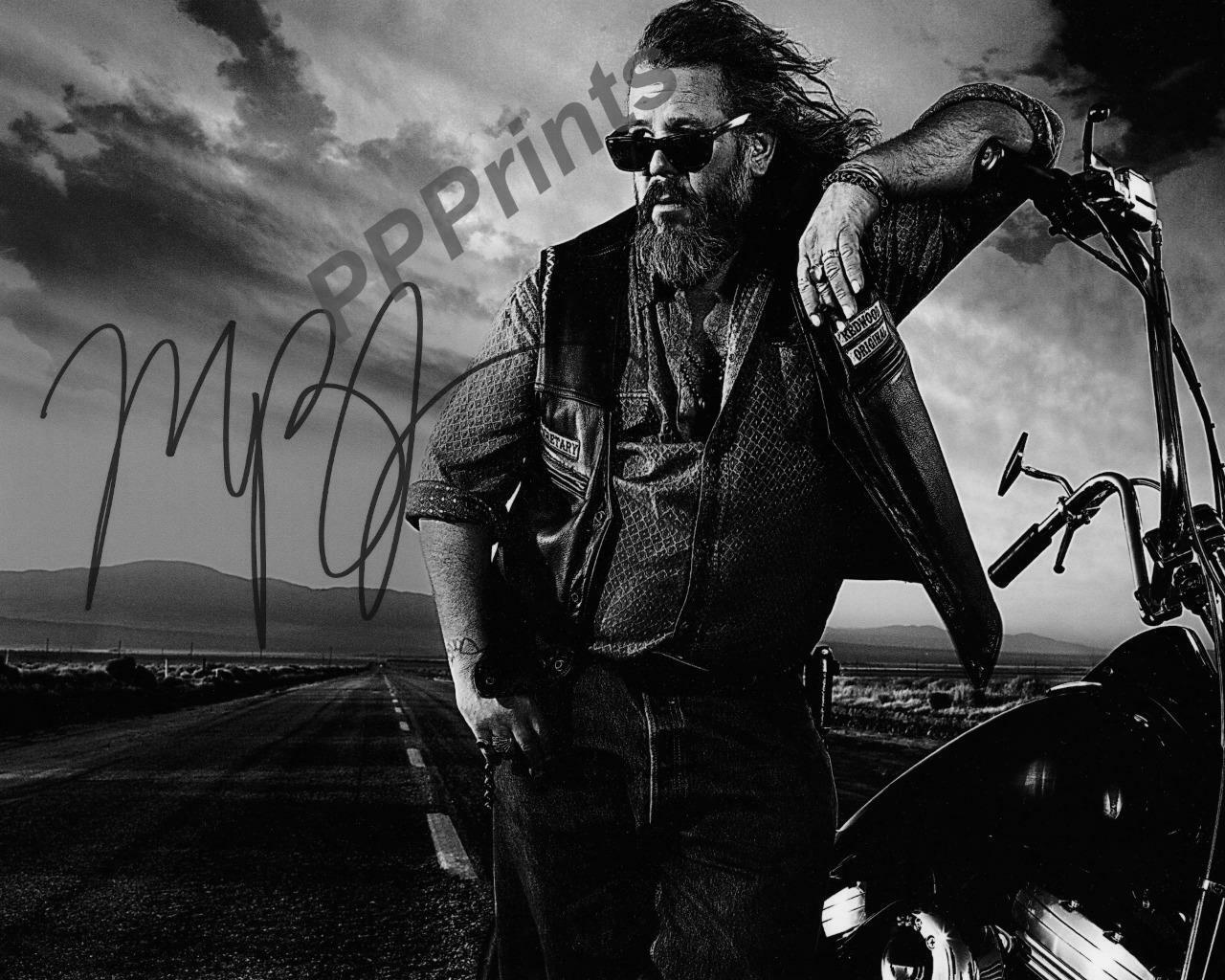 MARK BOONE JUNIOR SONS OF ANARCHY AUTOGRAPHED 10X8 SIGNED REPRO Photo Poster painting PRINT