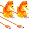 Charging Cable Dog Smartphone USB Cable Charger USB Data Transfer Dog Cable for Mobile Phone USB Charging Cable for Type-c, Apple, Android