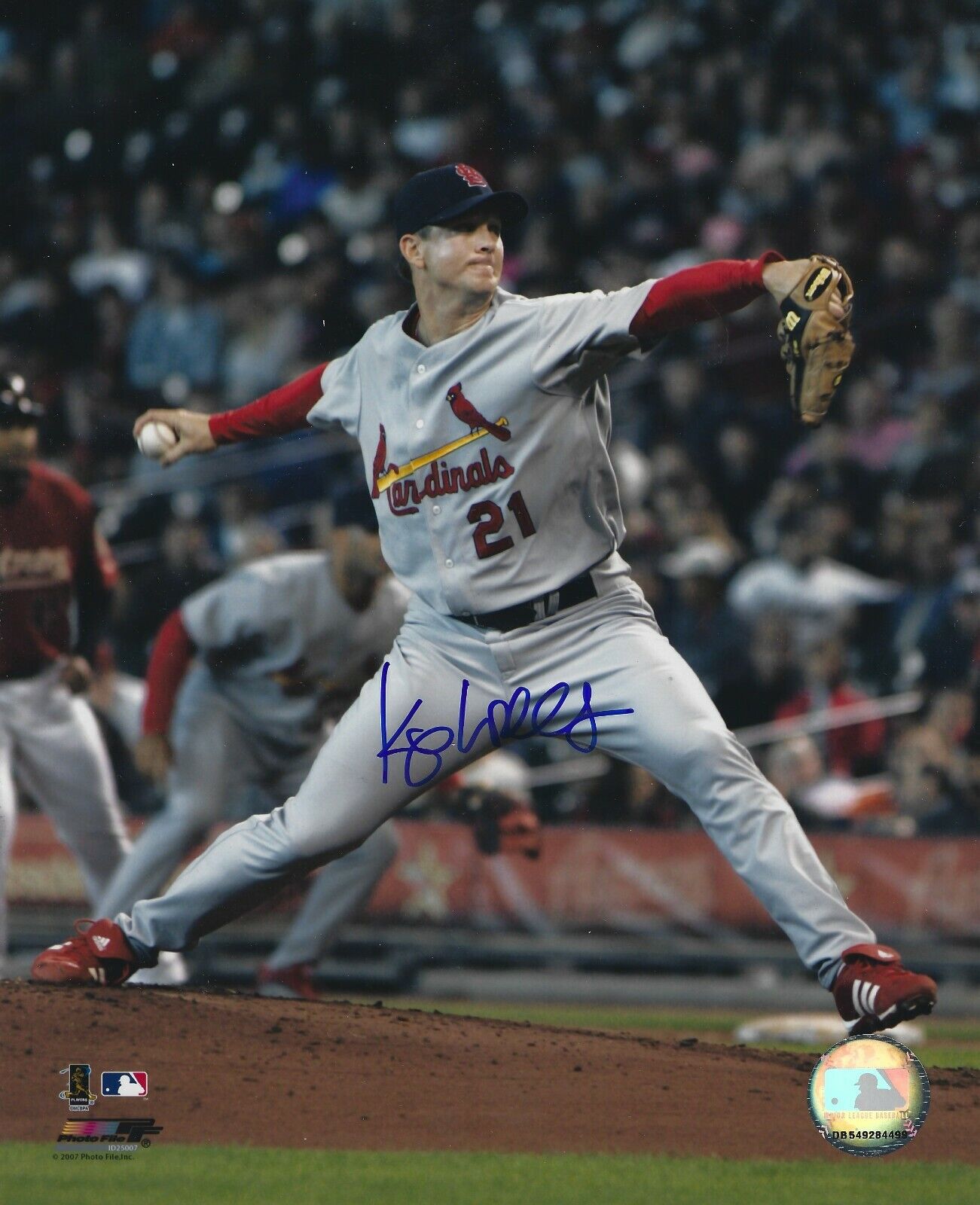 Signed 8x10 KIP WELLS St. Louis Cardinals Autographed Photo Poster painting - COA