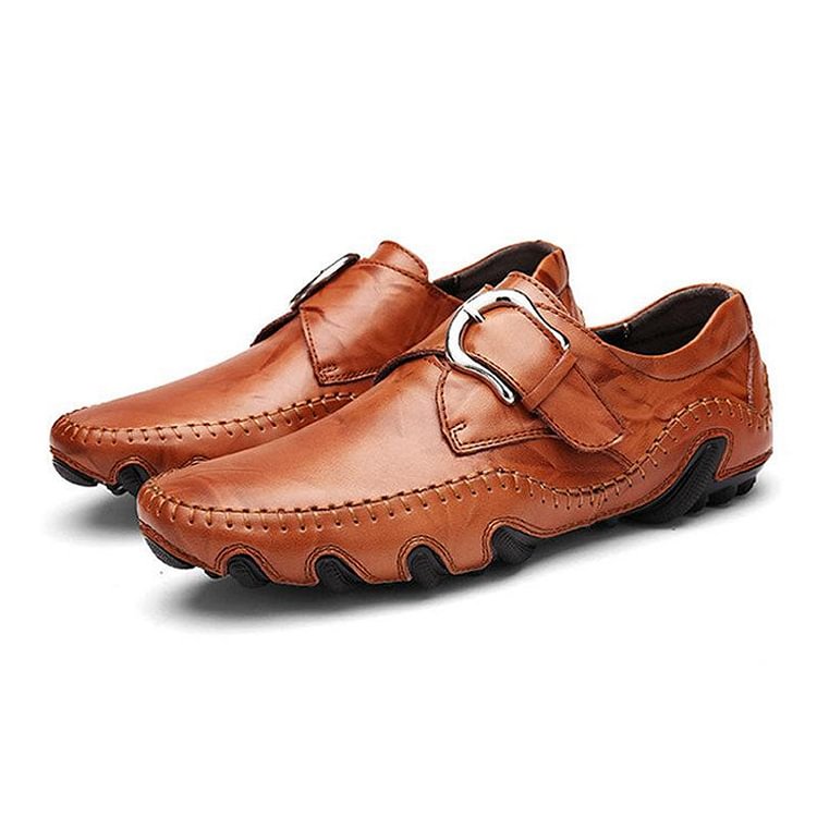 Men's Loafers & Slip-Ons Business Leather British Casual Driving Shoes All-Matching