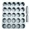 20 Grids Diamond Painting Storage Rack 3D Printing Diamond Painting Storage Container Large Capacity Leak-proof for Boys Girls Adults Students Home Office Leisure (Silver)