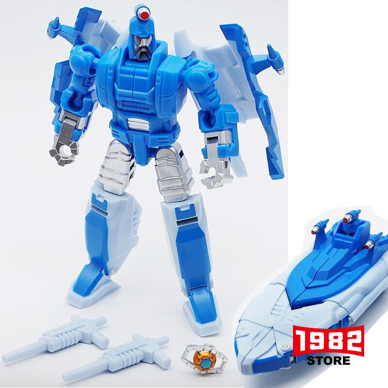 MFT MF-20 Space Tracker Legend Scale Action Figure Transforming Hovercraft Mecha Model Collectible Mini Robot Warrior for Adult Fans Pocket Size Sci-Fi Fighter Ship Assembly Toy Gift