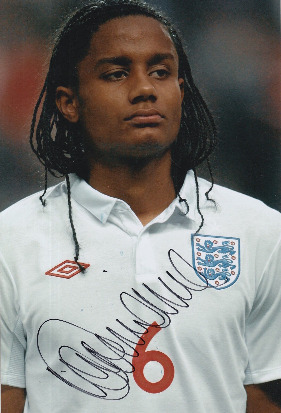 ENGLAND HAND SIGNED MICHAEL MANCIENNE 12X8 Photo Poster painting.