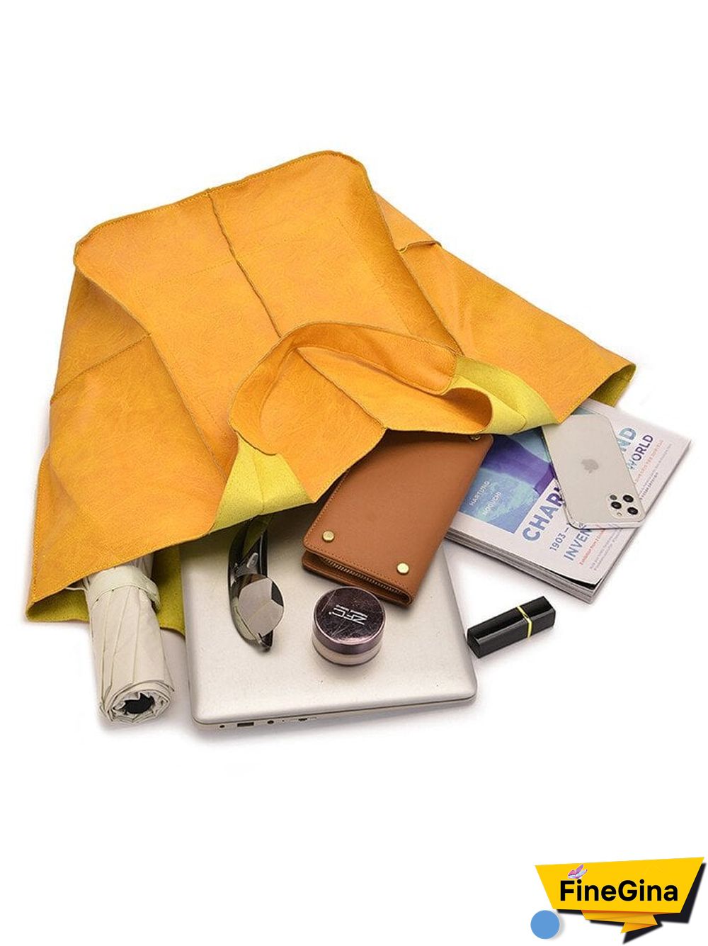 Simple Soft Leather Large Capacity One Shoulder Handbag