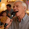 Wireless Microphone For Singing with Rechargeable Receiver Metal Cordless Handheld Mic for Home Karaoke Meeting Party Church Wedding KTV
