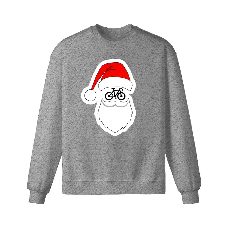 Santa Cycling Merry Bikemas  Sweatshirt
