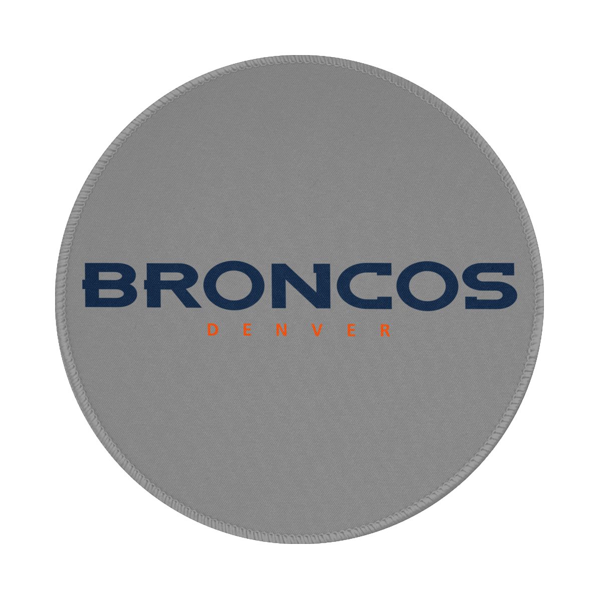 Denver Broncos Wordmark Gaming Round Mousepad for Computer Laptop
