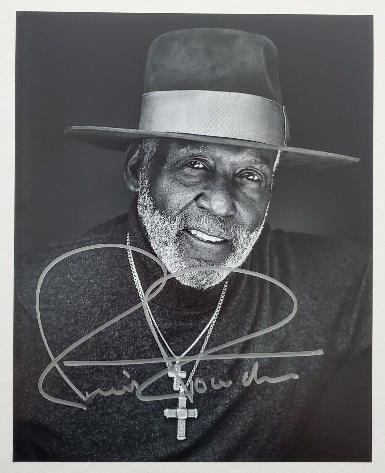 Richard Roundtree Signed Shaft 8x10 Photo Poster painting Legend Blaxploitation Actor RAD