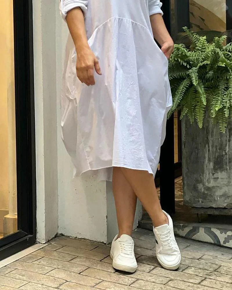 Casual loose midi dress