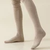 Chaussettes hautes épaisses pour femmes