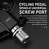 Mountain Bike Pedals For CXWXC CX-159 Bike Removable Anti-Skid Nails 2In1 Clipless Flat Pedal 9/16In 3 Bearings Bicycle Pedals Bicycle Accessories