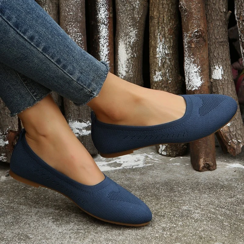 Tanguoant Tanguoant Fashion Large Size Spring And Autumn New Casual One Foot Pedal Single Shoe Woman