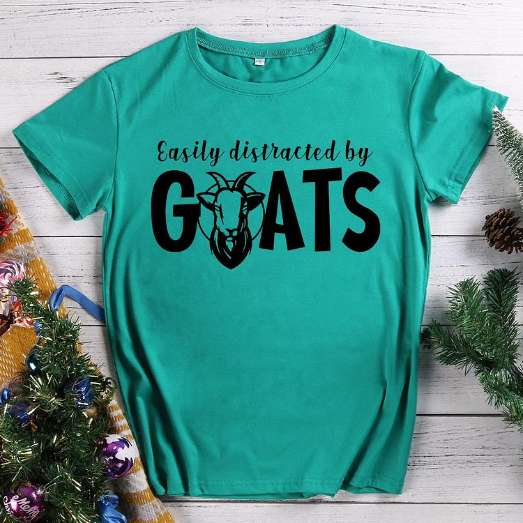 PSL - Easily Distracted By Goats T-Shirt-010705