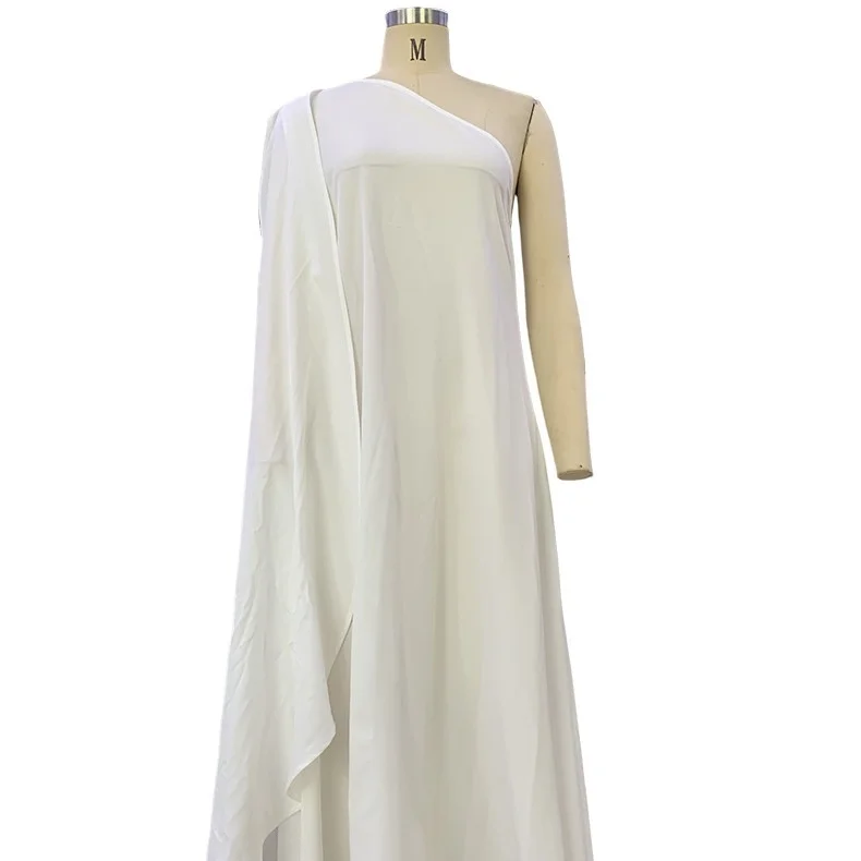 Woherb Woherb Spot In 2024 Spring New Women's Fashion Single Shoulder Sleeveless Banquet Dress Long Dress-Outfit Ideas