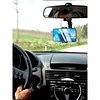 Universal 360 Rotation Car Rear View Mirror Mount Stand GPS Cell Phone Holder 