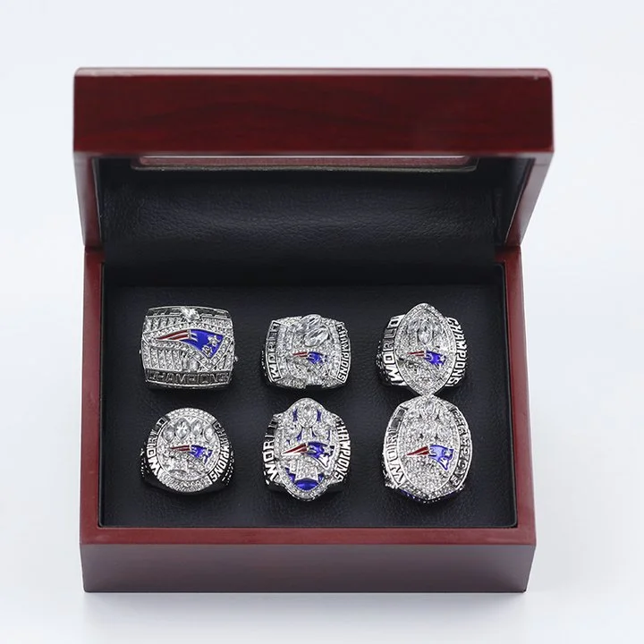 New England Patriots NFL Championship Ring 6 Piece Set