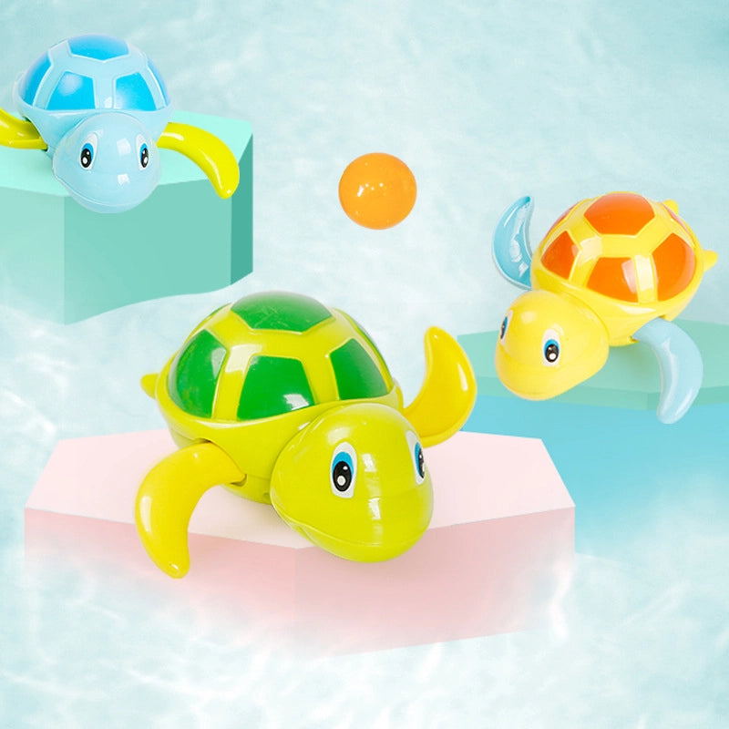 Tiktok Children’s Water-playing Bath Toy Little Turtle Chain Children’s Bath Water-playing Cool Game Little Turtle Toy