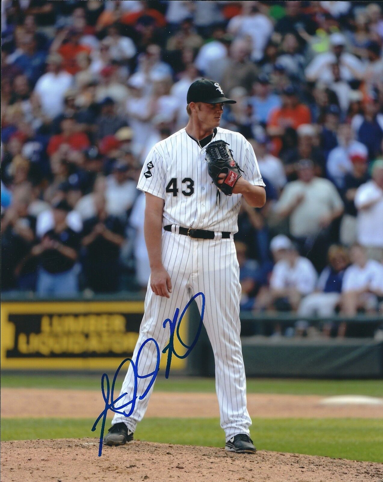 Signed 8x10 ADDISON REED Chicago White Sox Autographed Photo Poster painting - COA