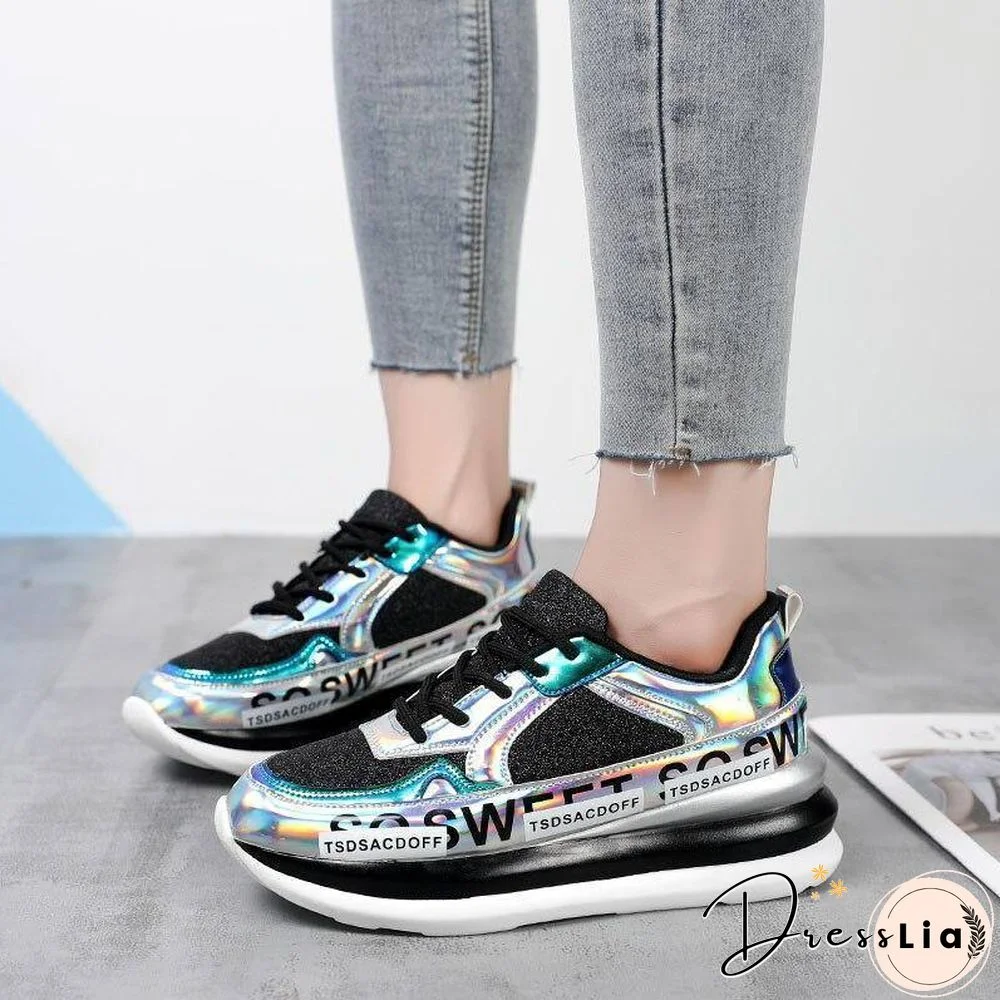 Women Platform Designer Shoes Casual Basket Femme New Fashion Breathable Ladies Chunky Sneakers Zapatillas Mujer Deportiva