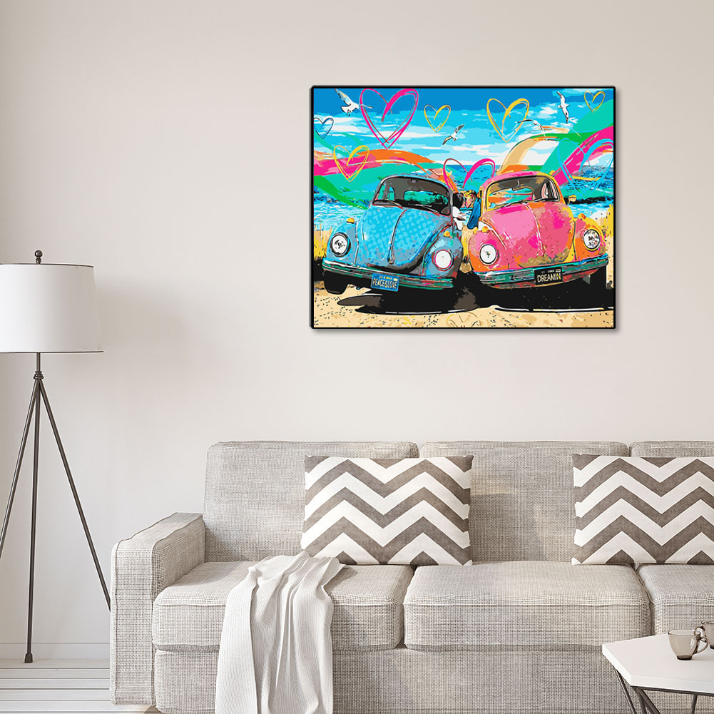 

40*50CM - Paint By Numbers - Cars Lover, 501 Original