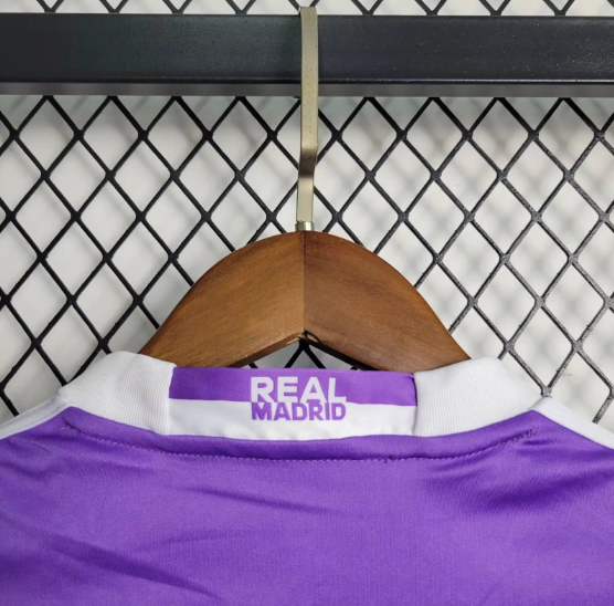 2016-2017 Retro Real Madrid Purple Kids Kit Football Shirt Thai Quality