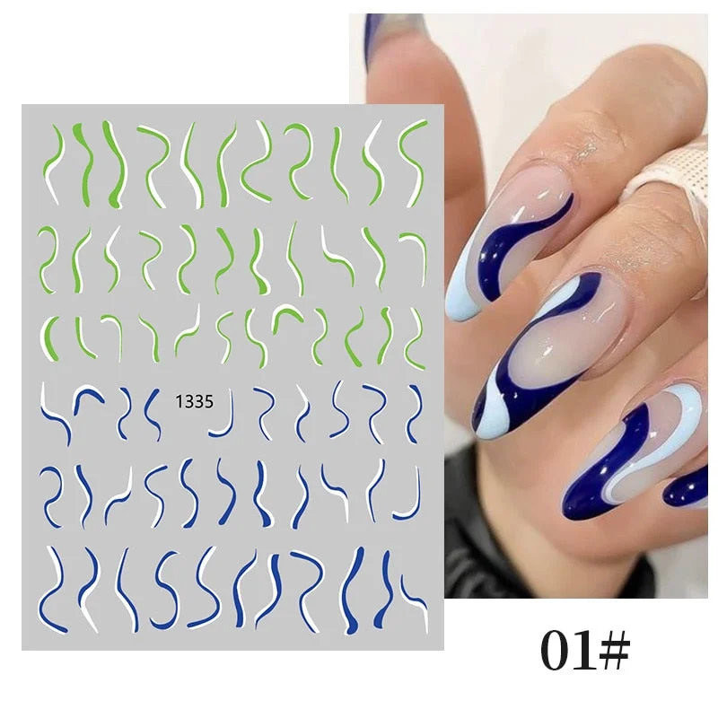 1Pc 3D Halloween Nail Stickers Anime Joker Spider Snake Sliders Nail Art Stickers Adhesive Christmas Decals Snowflake Decor-Nail Inspo