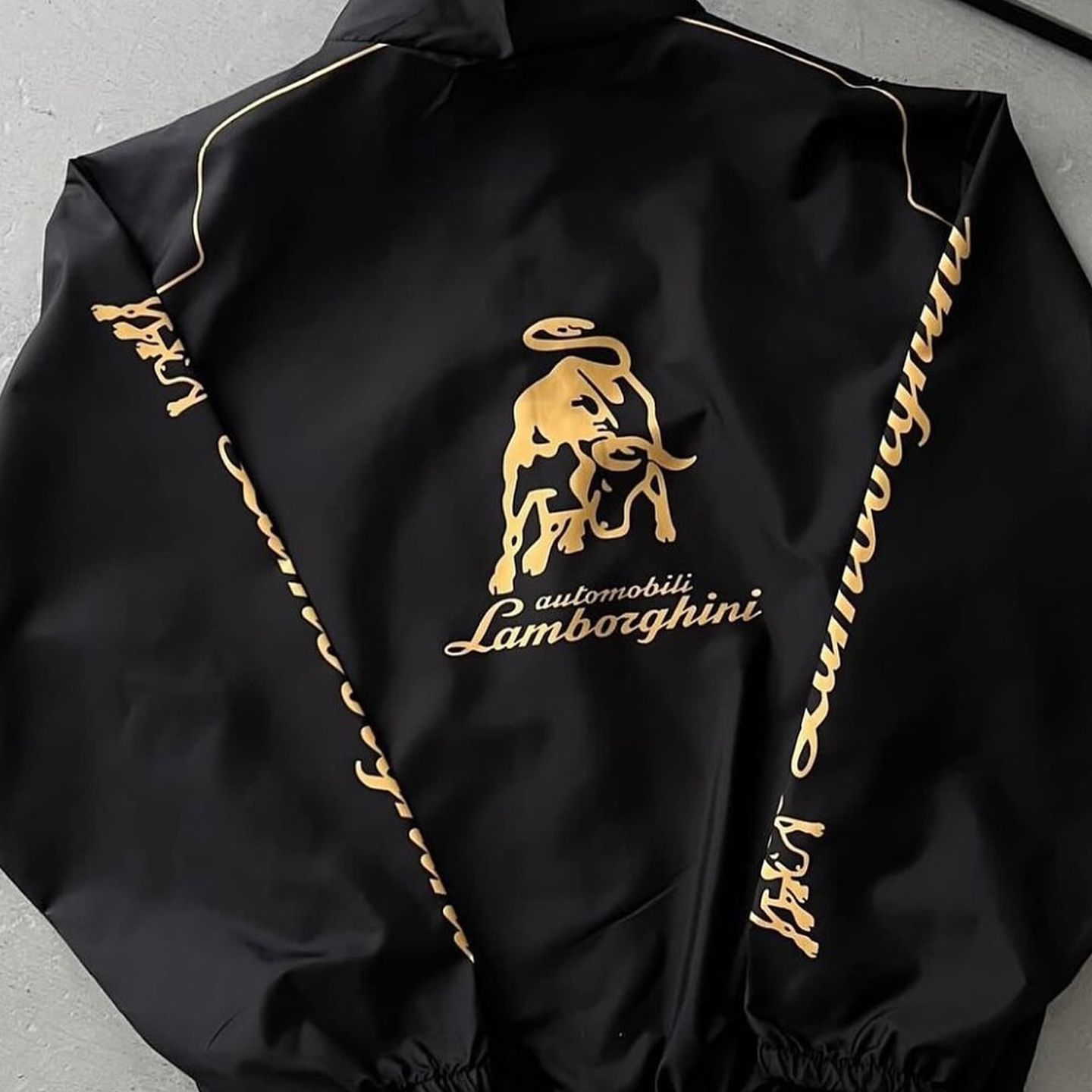 Unisex Classic Team Logo Retro Racing Jacket