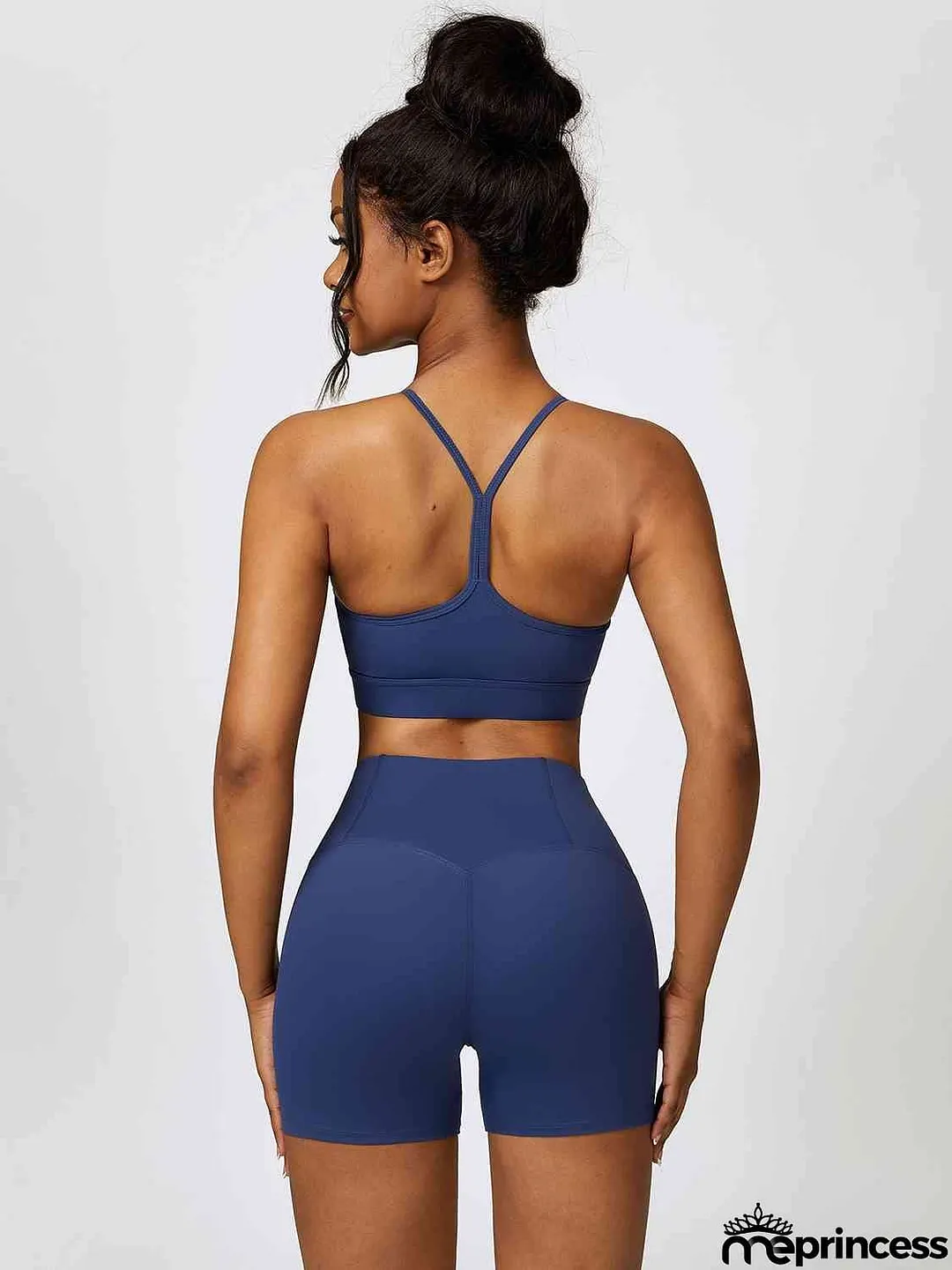 Sport Bra and Wide Waistband Shorts Set