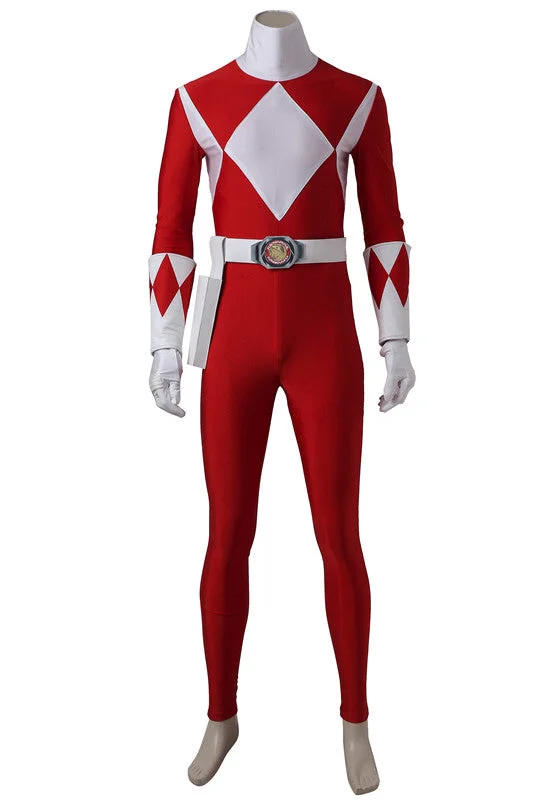 Mighty Morphin Power Rangers Red Ranger Cosplay Costume