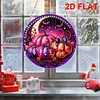 2D Flat DIY Pumpkin Diamond Art Pendant Double-Sided Diamond Painting Set