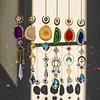 Crystal Light Catcher Light Catcher Indoor Window Hanging Light Catcher with Prism and Agate Slices for Indoor Outdoor Home Garden Wedding Decoration Rainbow Manufacturing