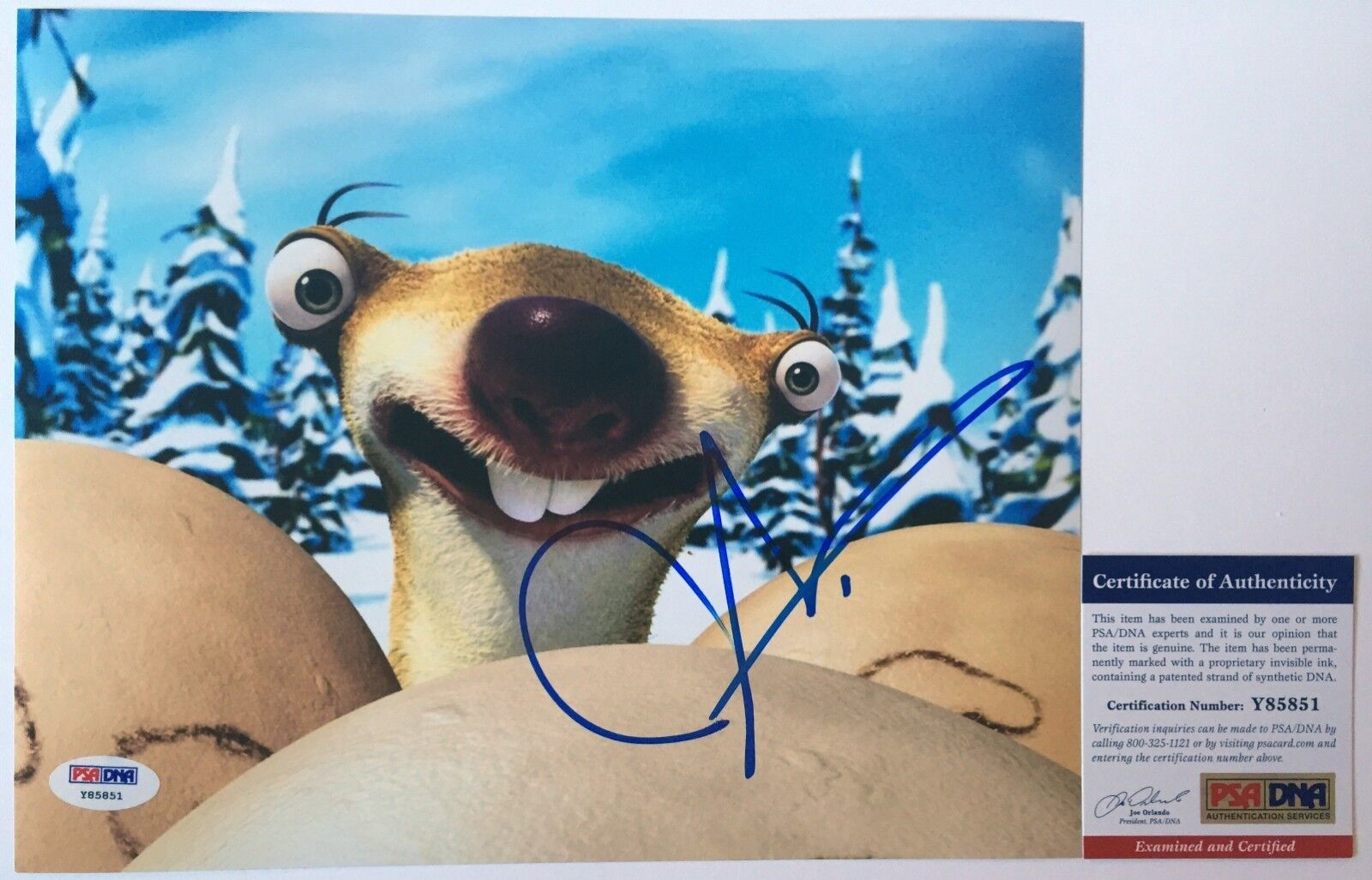 VERY FUNNY!!! John Leguizamo SID Signed ICE AGE 8x10 Photo Poster painting #1 PSA/DNA