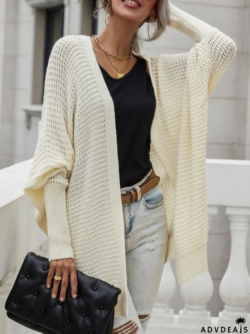 Women's Long Sleeve Knit Cardigan Sweaters