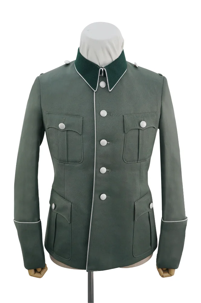   Wehrmacht German M1936 Officer General Gabardine Piped Service Tunic Jacket German-Uniform