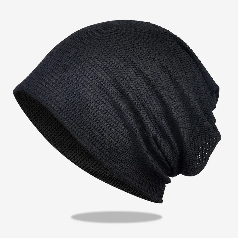 Fashion Breathable Solid Elastic Beanie 
