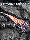 Fishing Trolling Lure Copper Head Octopus Squid Skirt Bait Seawater Fishing Lure