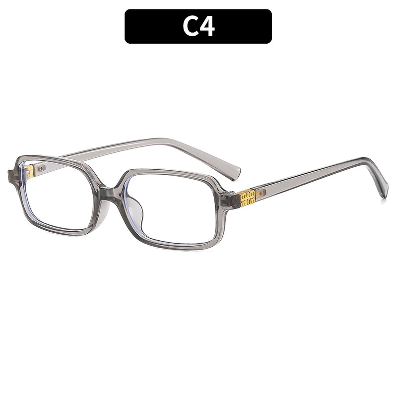 Casual Geometric Pc Square Full Frame Glasses